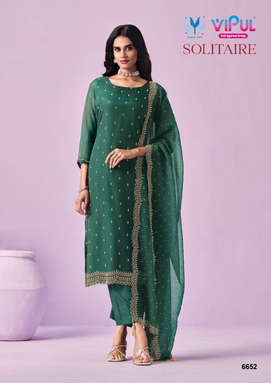 Vipul solitaire aari Wholesale dress materials online